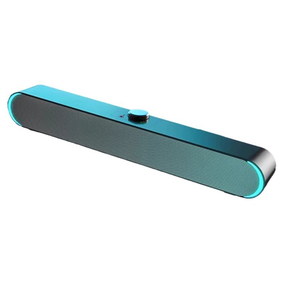 BYTELIKE Bluetooth-Lautsprecher Verkabelter Bluetooth-Subwoofer Laptop mit Mikrofon, schwarz Barlautsprecher