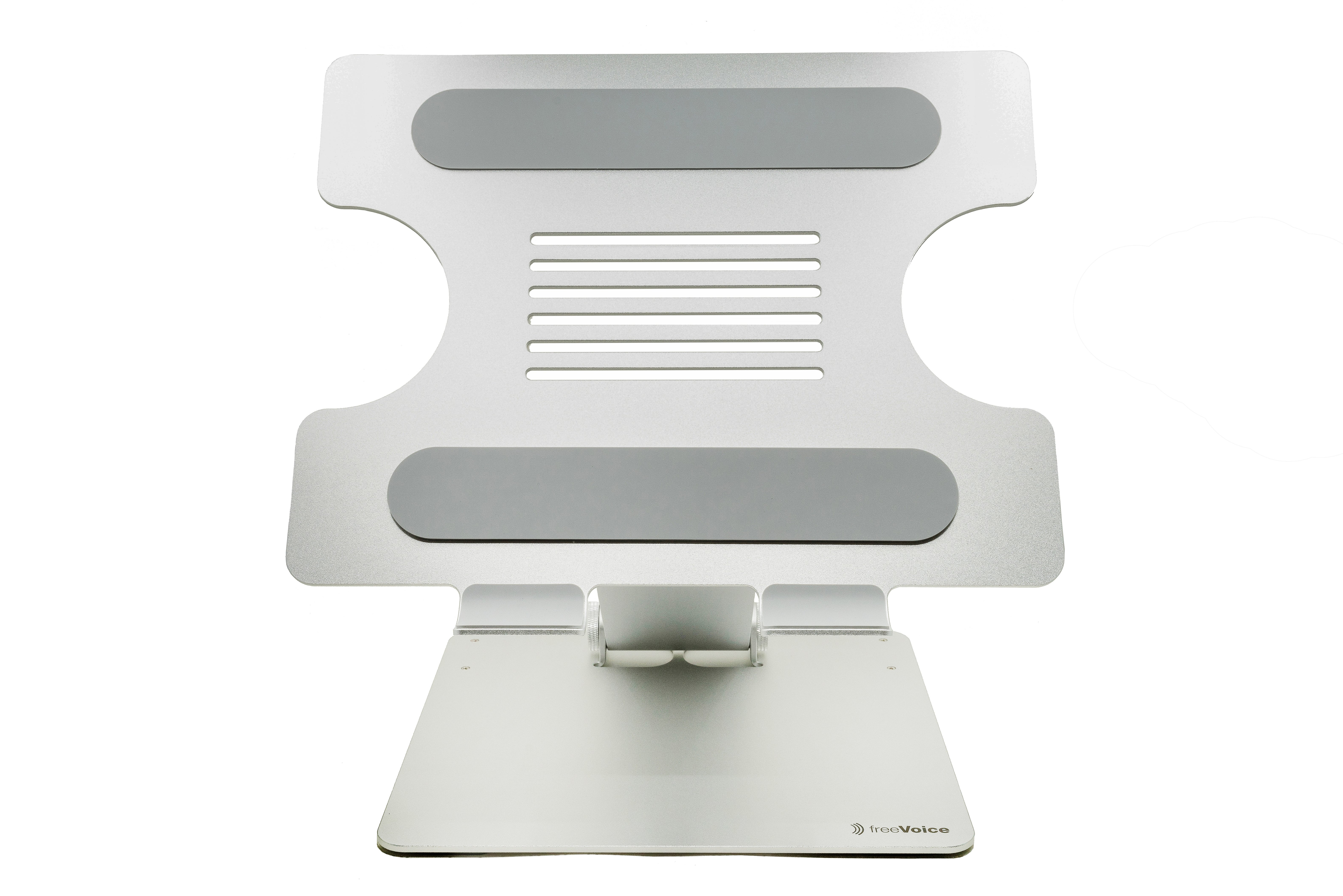 FREEVOICE Laptop Stand inkl. Dockingstation Dockingstation, Silber