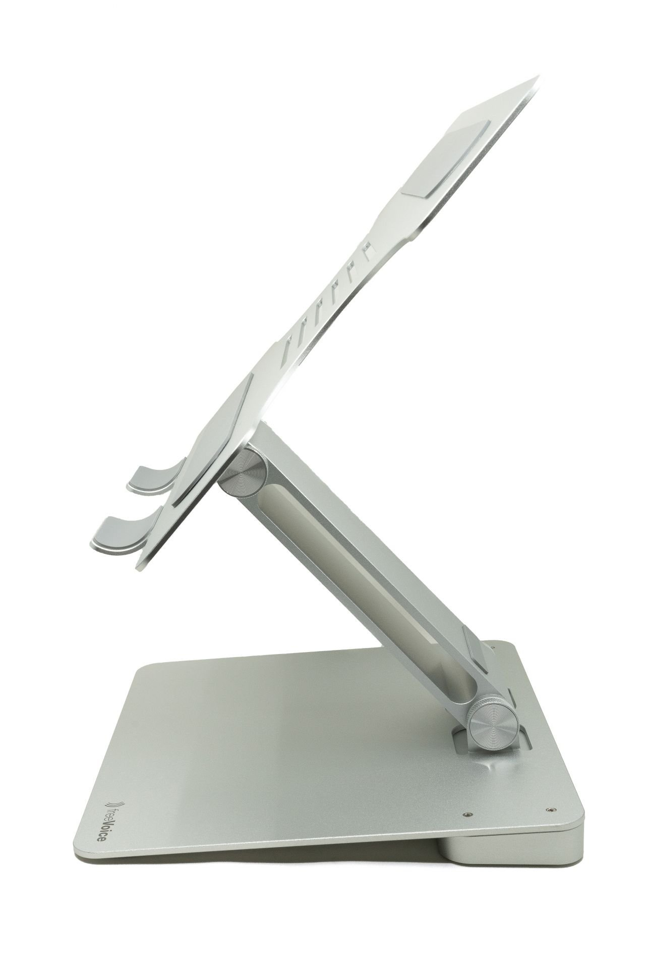 FREEVOICE Laptop Stand inkl. Dockingstation Dockingstation, Silber