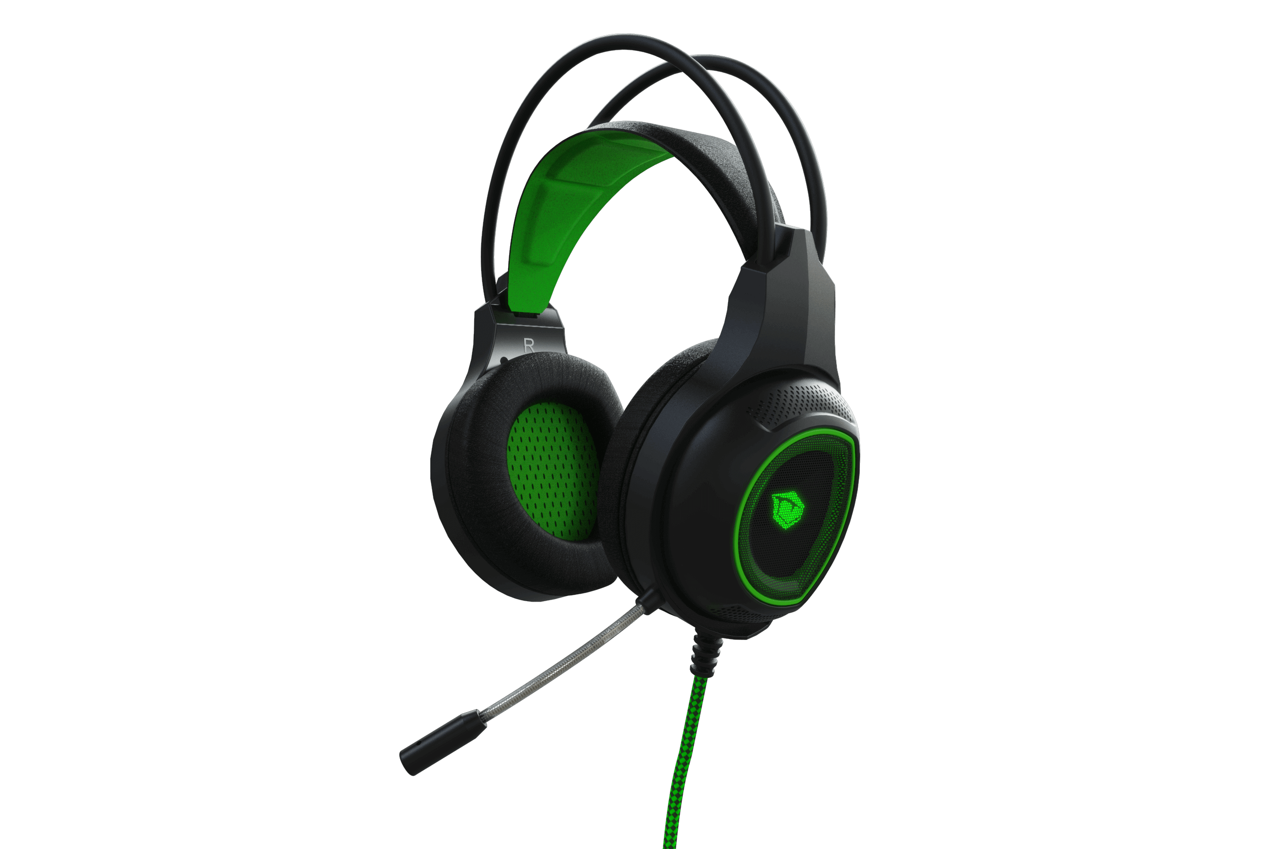 PUSAT Gaming Headset Black Headset Over-ear Gaming Lite