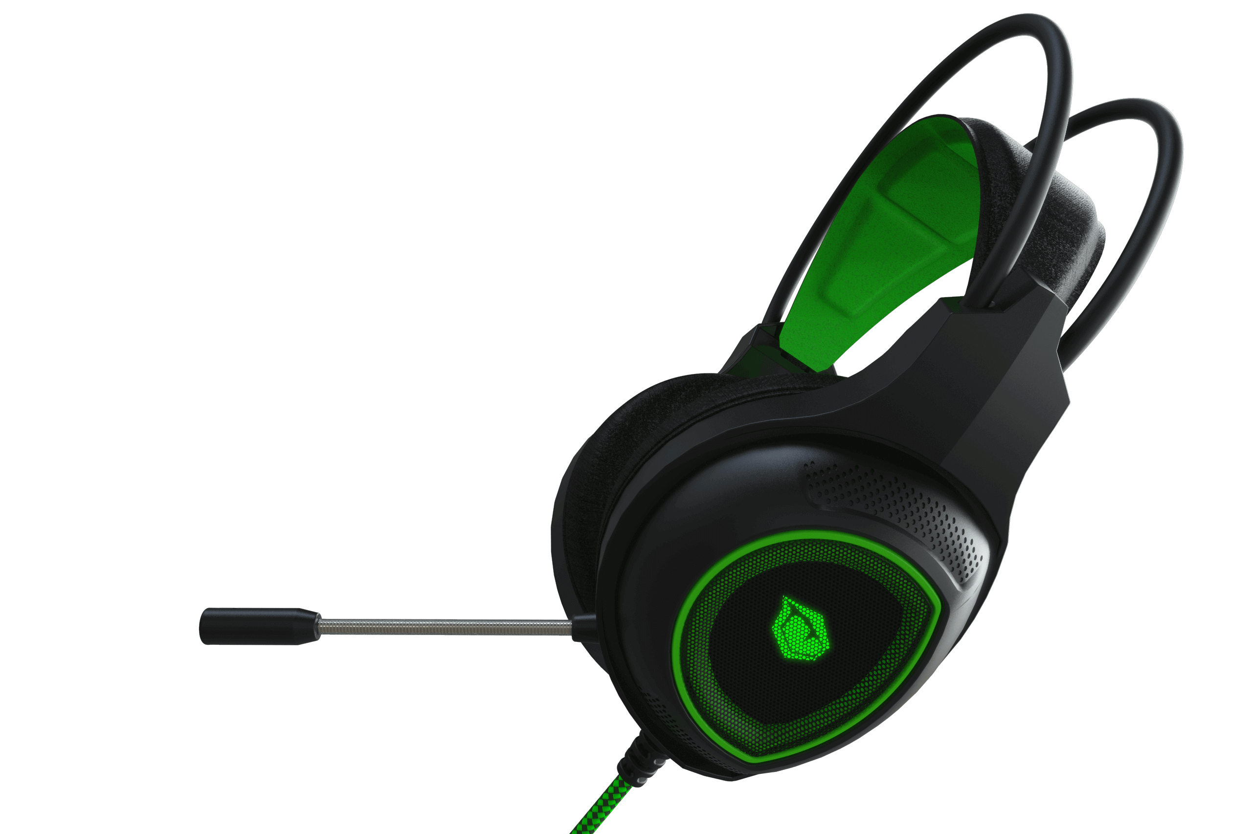 Gaming Headset PUSAT Over-ear Black Gaming Headset Lite,