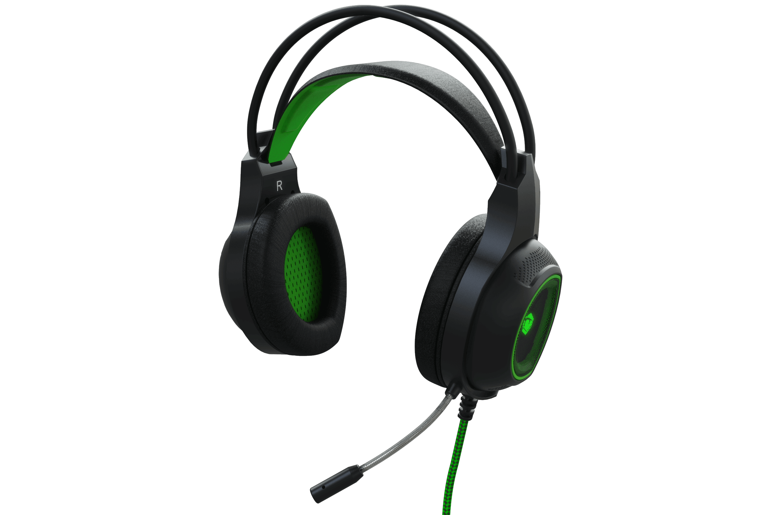 Gaming Headset PUSAT Over-ear Black Gaming Headset Lite,