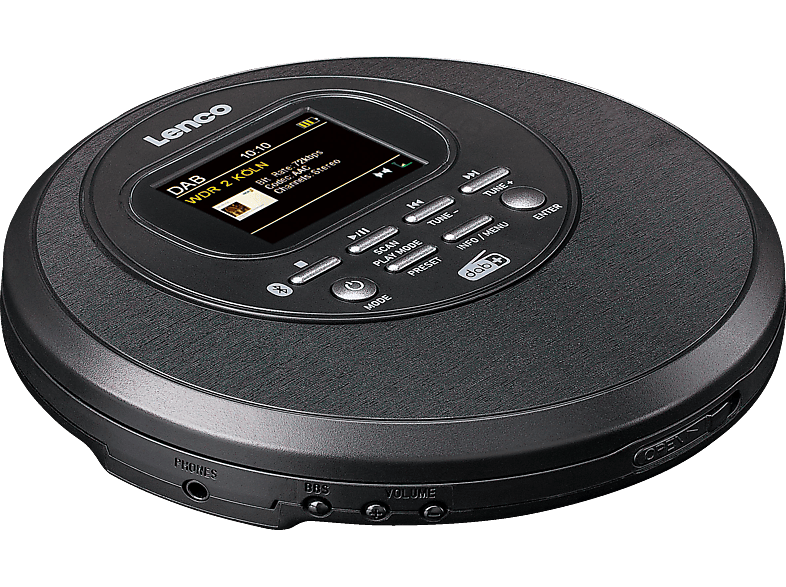 | Schwarz Tragbarer CD-500BK MediaMarkt LENCO CD-Player