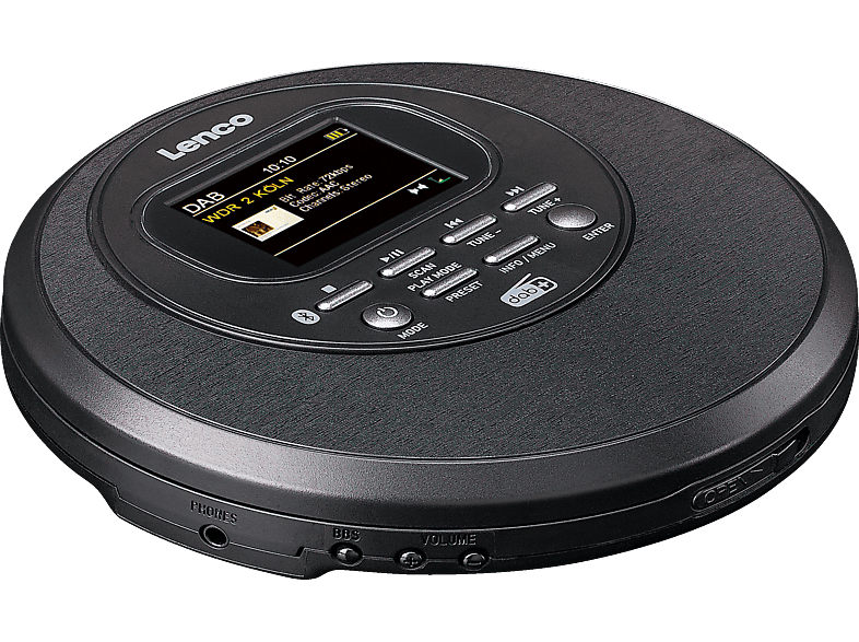 LENCO CD500BK Tragbarer CDPlayer Schwarz MediaMarkt