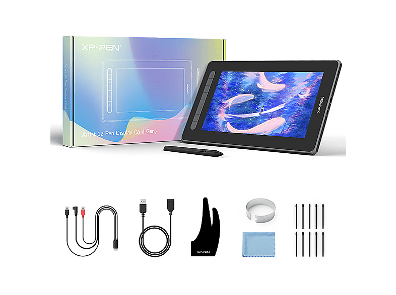 と*ま様 XP-PEN Artist 12 Pen Display (2nd G Tableta gráfica | XP PEN Artist 12 - 2ª Generación, 11,9
