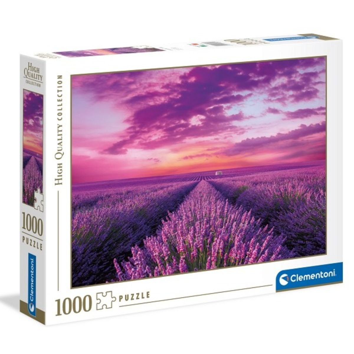 (1000 98450 Puzzle Lavendel Feld CLEMENTONI Teile)