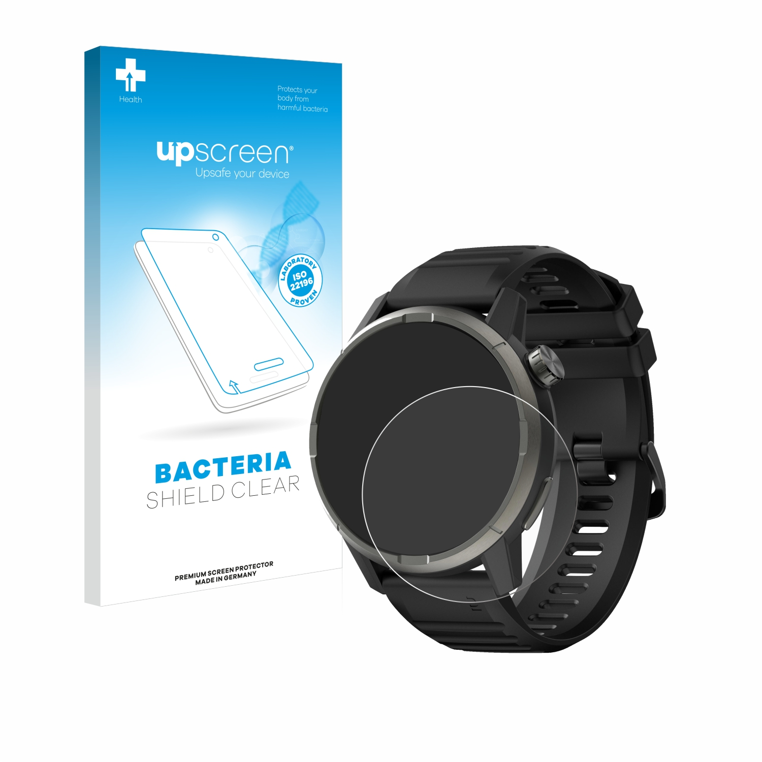 antibakteriell 900 GPS by UPSCREEN klare Kiprun Schutzfolie(für Coros)