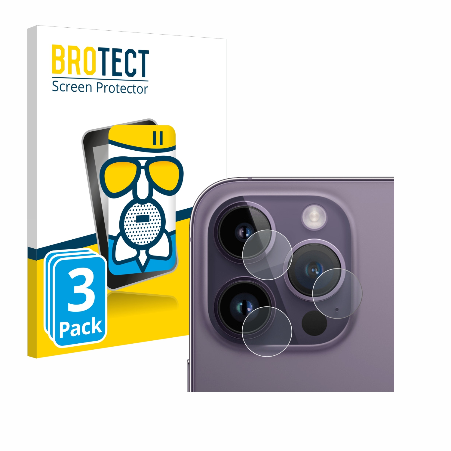 iPhone Pro) BROTECT 14 3x Apple Airglass Schutzfolie(für matte