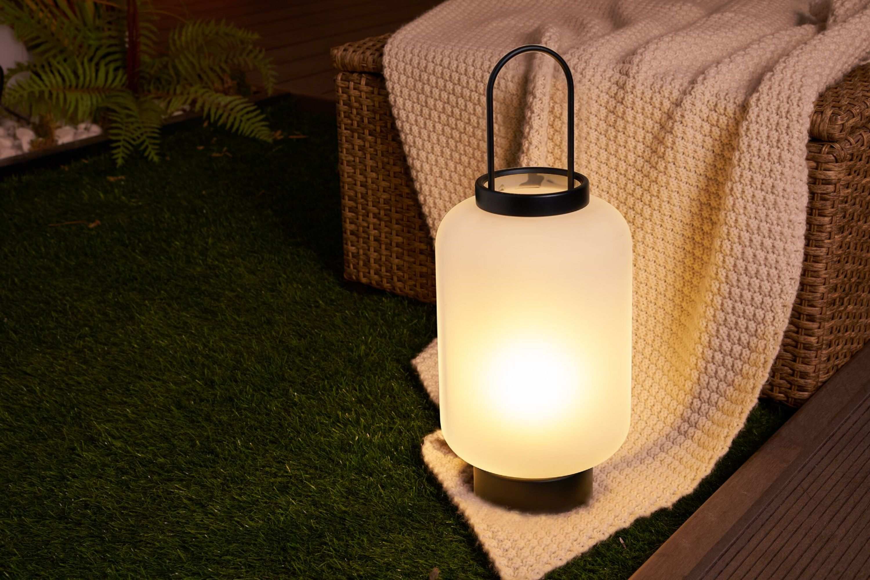 Tischleuchte Outdoor LICHT Glow Mobile lantern Warmweiß PAULMANN