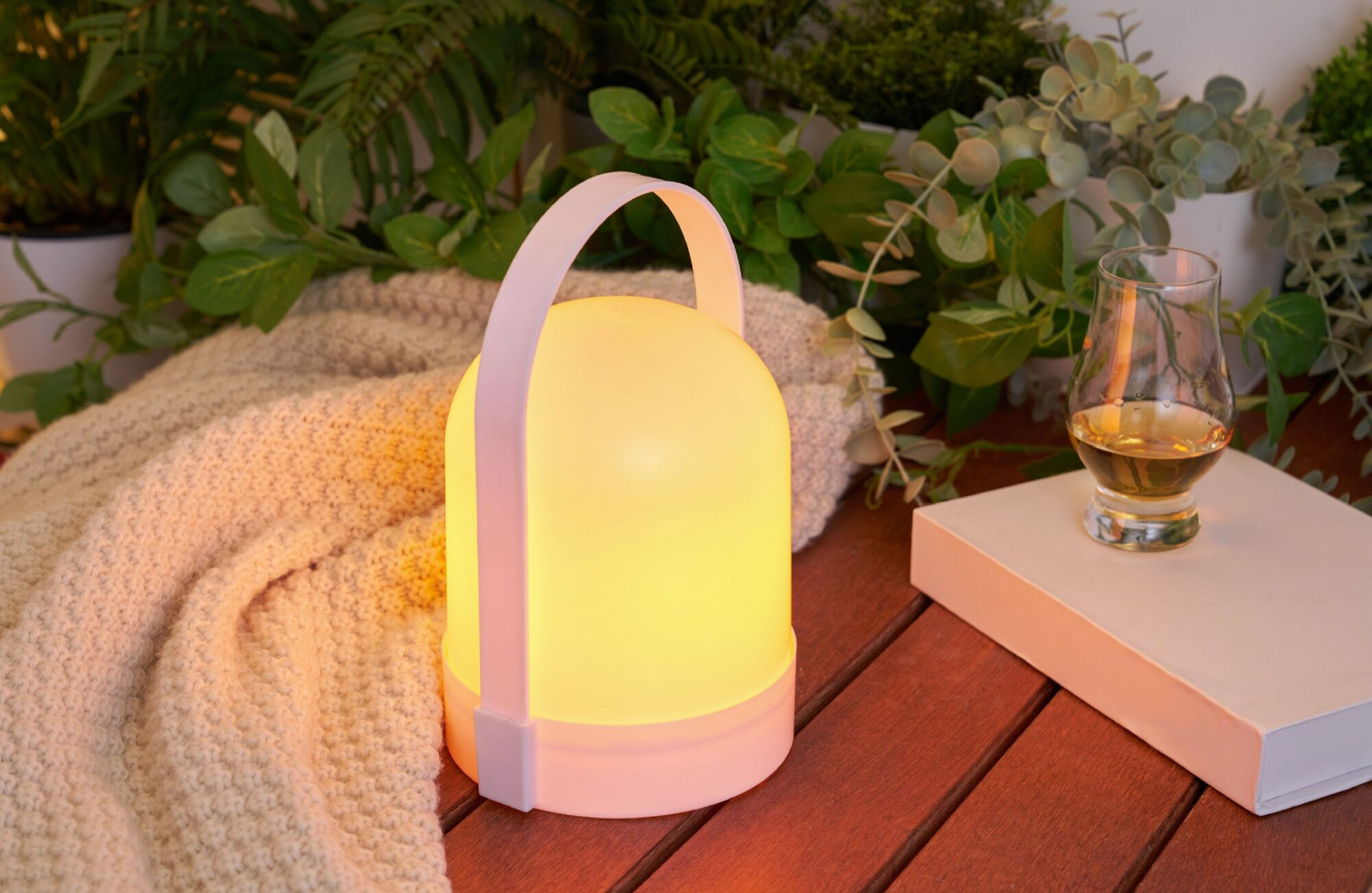 PAULMANN LICHT Mobile Shine flame Outdoor Warmweiß Tischleuchte lantern