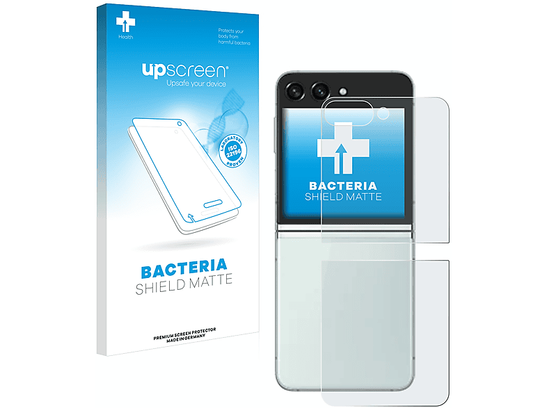 UPSCREEN antibakteriell entspiegelt matte Schutzfolie(für Samsung Galaxy Z Flip 5)