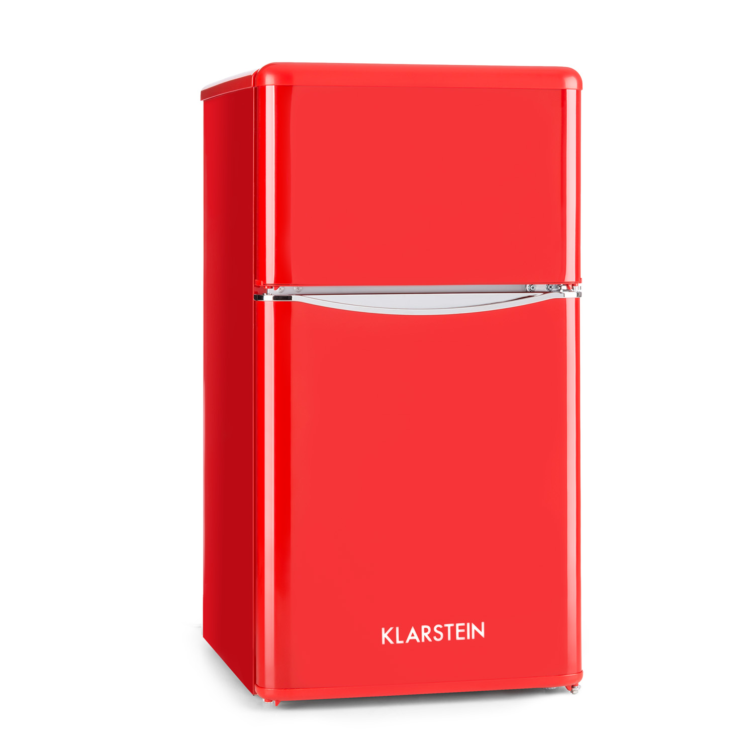 hoch, KLARSTEIN 86 cm Monroe Mini-Kühlschrank Rot) (F,