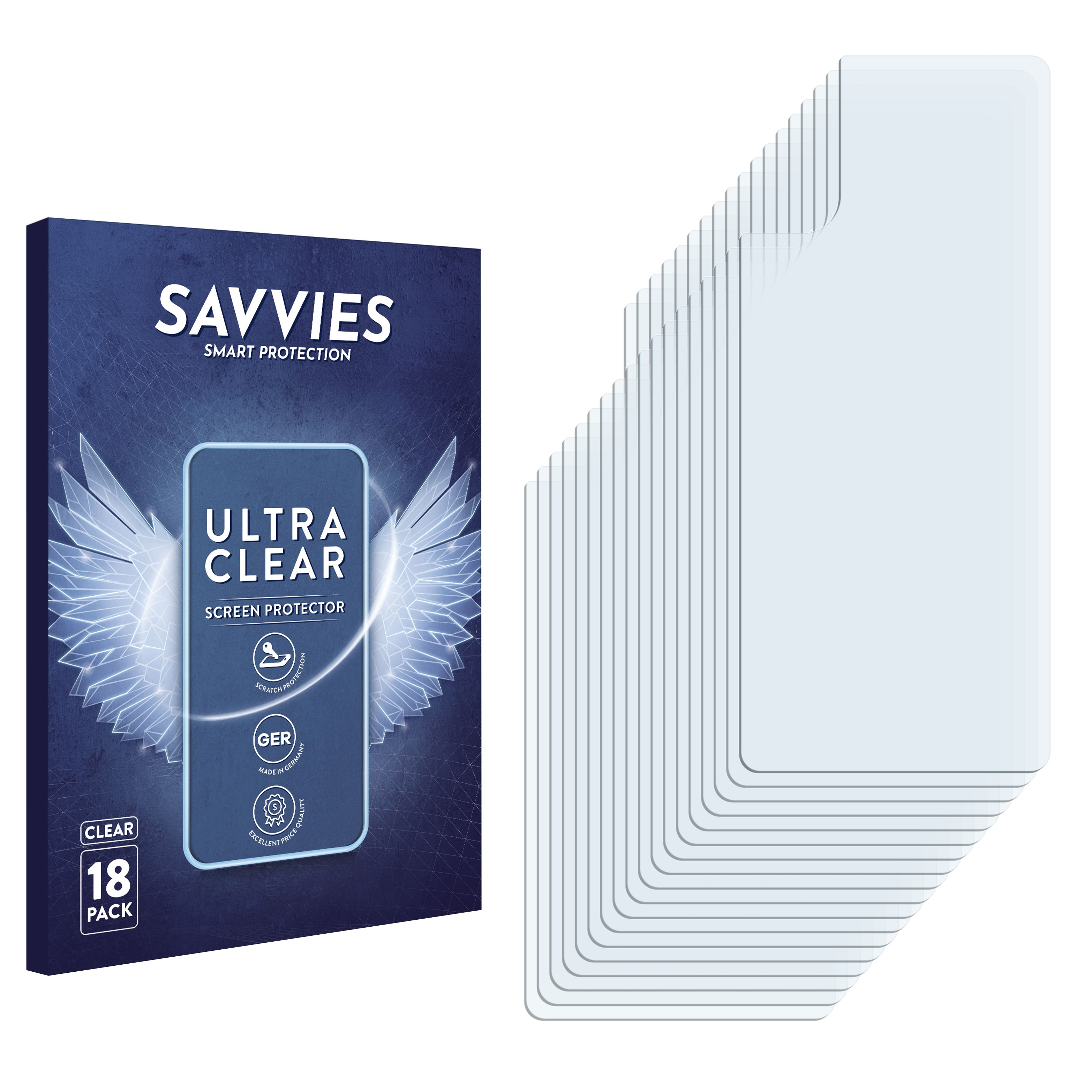 18x V) Schutzfolie(für Xperia 5 klare Sony SAVVIES