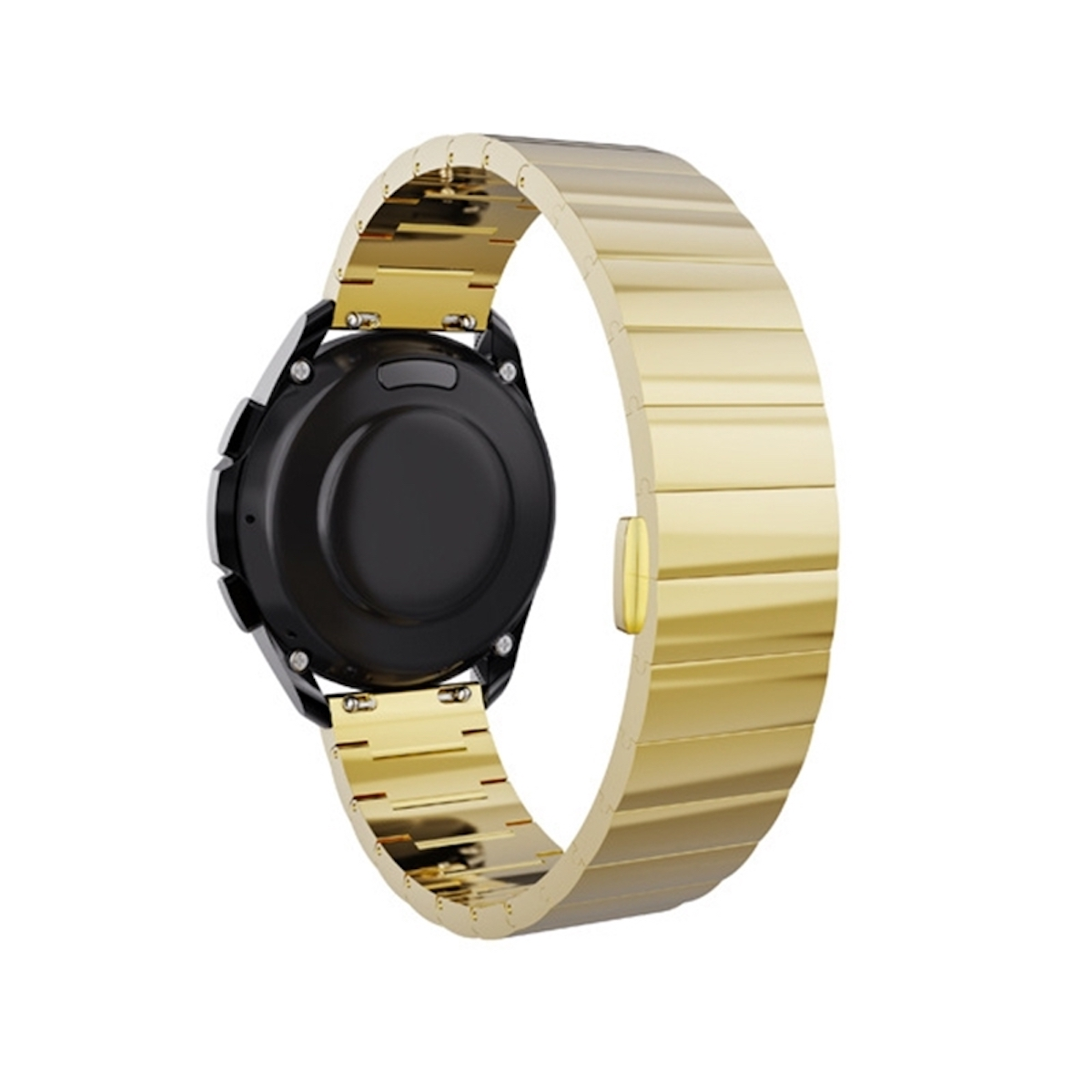 WIGENTO Design Metall Stahl Watch Classic 47 mm, 5 5 Band, mm 43 Watch 46 / Gold / 2 Style / 42 6 mm 44 4 4 Pro 6 Galaxy Ersatzarmband, / Samsung, 40 / 45mm / Watch 