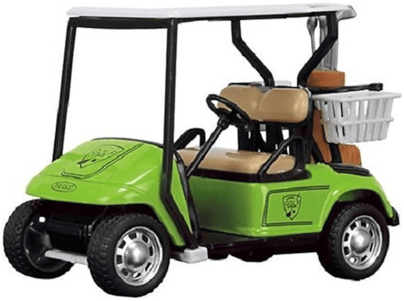 TOI-TOYS Metal World Golfwagen (grün, Maßstab 1:20) Spielzeugfahrzeug