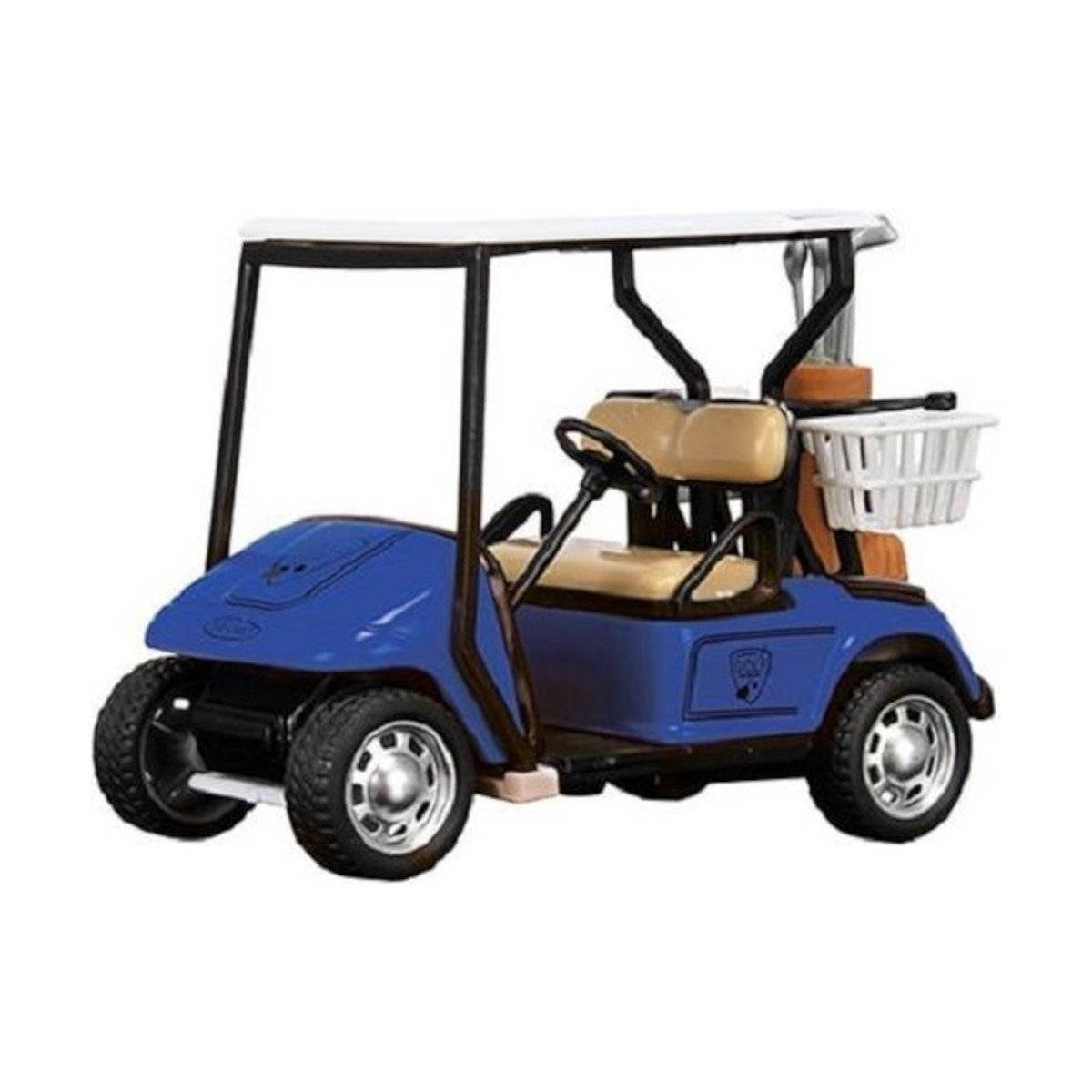 TOI-TOYS Metal World Golfwagen 1:20) Maßstab Spielzeugfahrzeug (blau