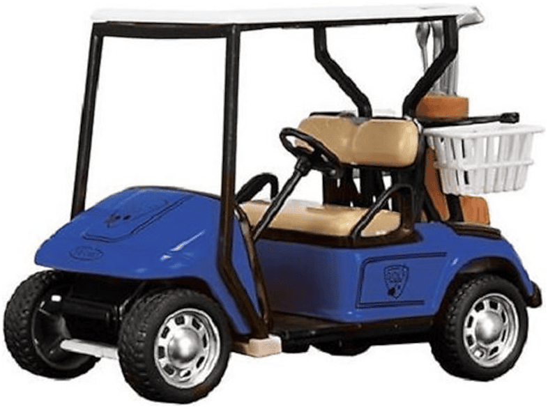(blau, Spielzeugfahrzeug TOI-TOYS Golfwagen Maßstab World Metal 1:20)