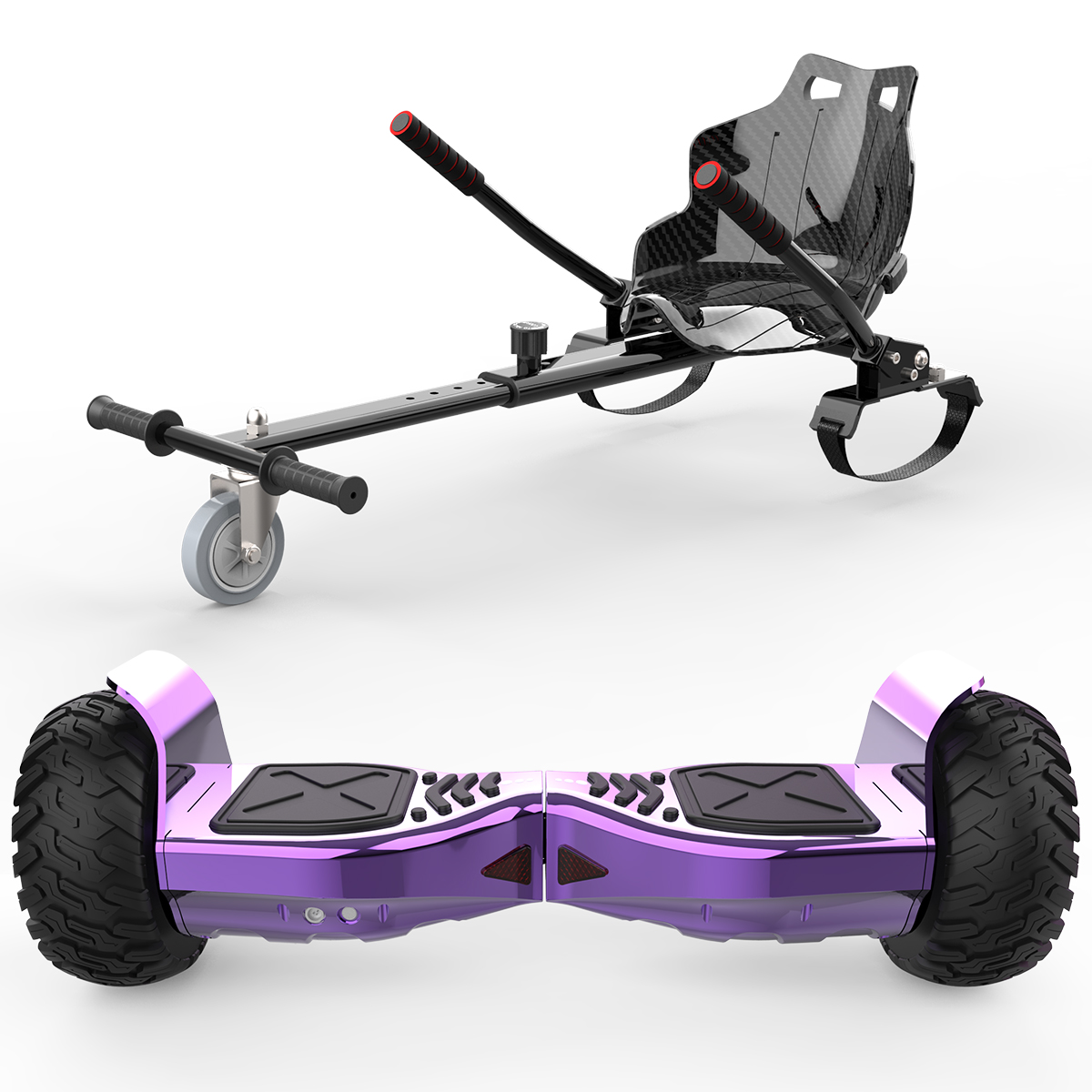 Hoverboard Zoll, Sitz (8,5 violett) HITWAY HM6 Balance Board mit