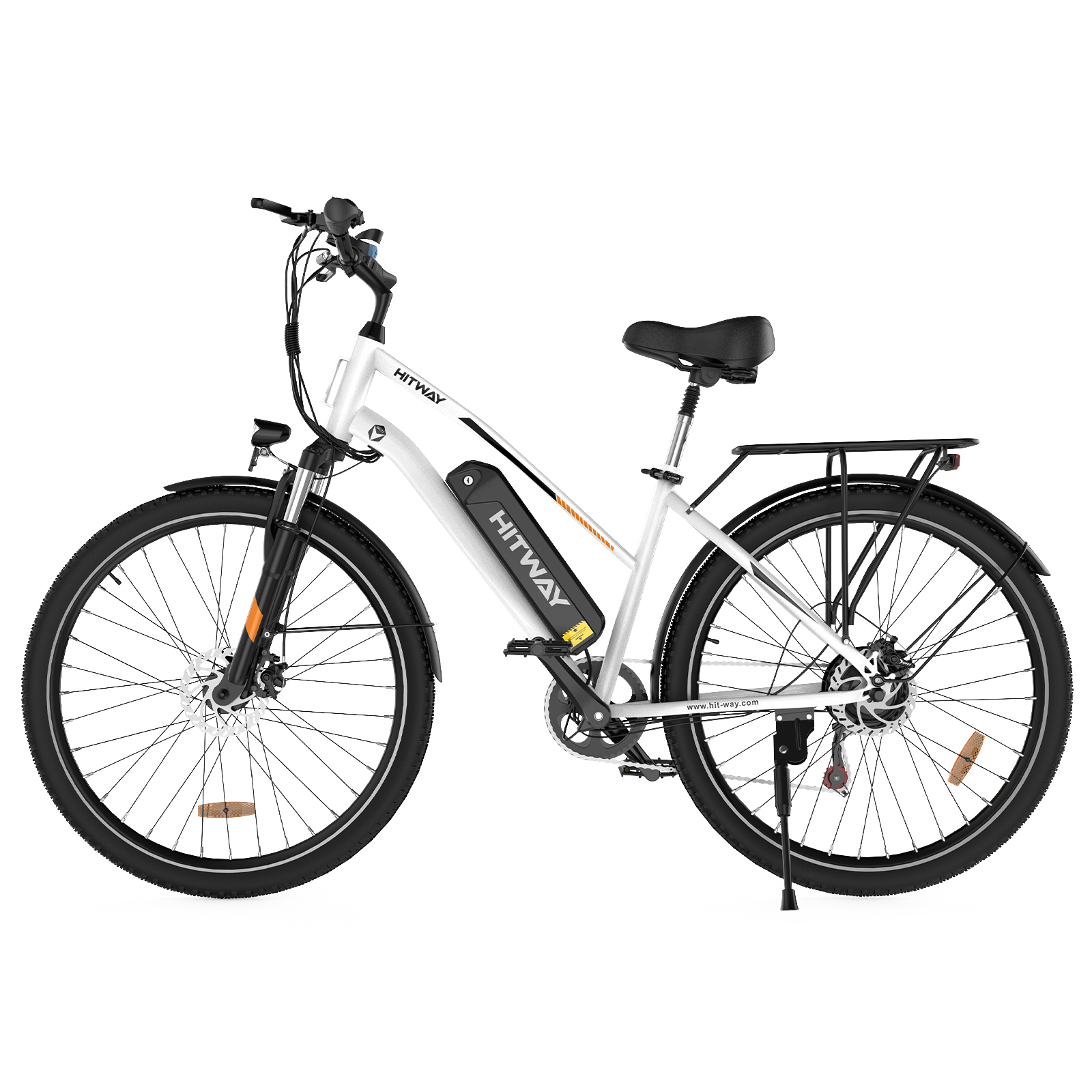 HITWAY BK27 Mountainbike (Laufradgröße: 28 Zoll, Weiß) Unisex-Rad, 432