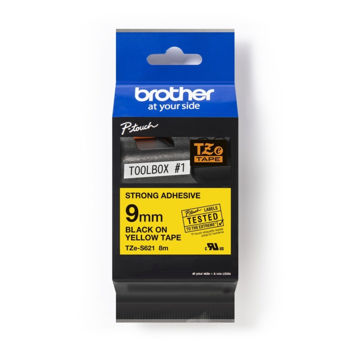  BROTHER  TZE-S621 Giallo, Nero