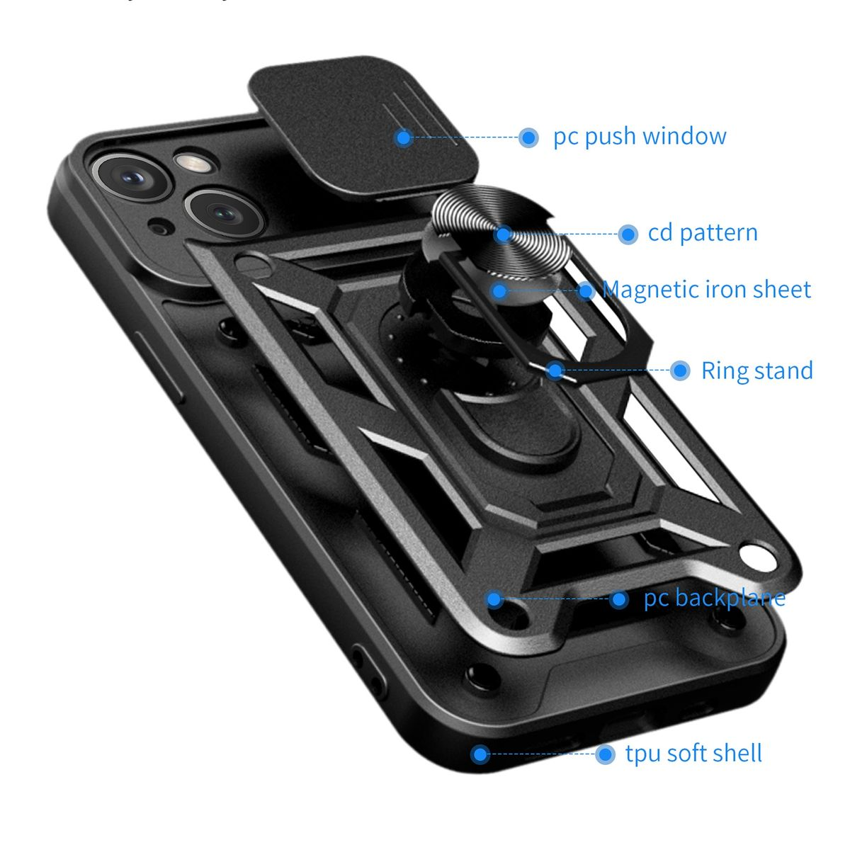 15 DESIGN Blau Case, Backcover, Apple, iPhone KÖNIG Plus,