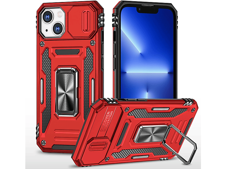 15 Rot iPhone Backcover, Apple, Plus, DESIGN Case, KÖNIG