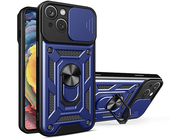 Case, Blau KÖNIG Backcover, 15 Apple, Plus, iPhone DESIGN