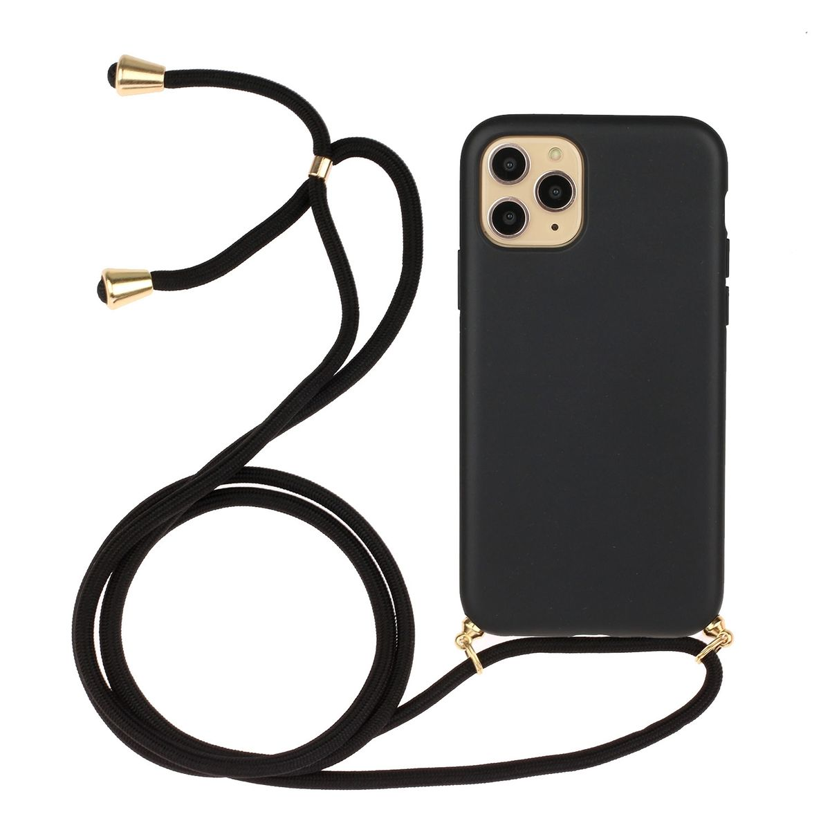 15 Case, Schwarz KÖNIG iPhone DESIGN Apple, Pro, Umhängetasche,
