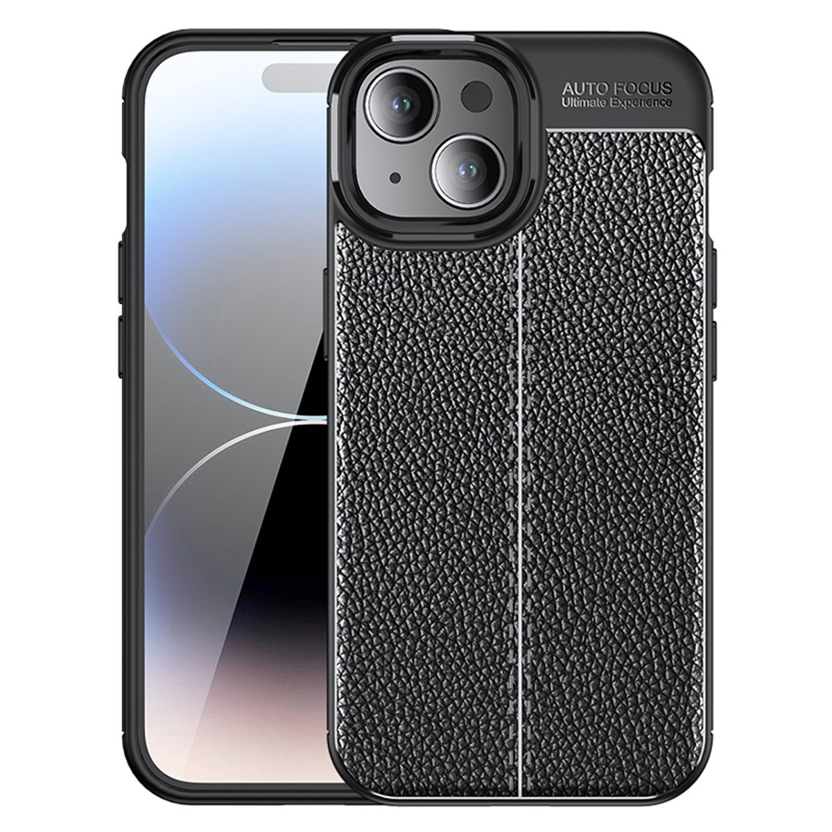 DESIGN Backcover, Case, iPhone KÖNIG 15 Schwarz Plus, Apple,