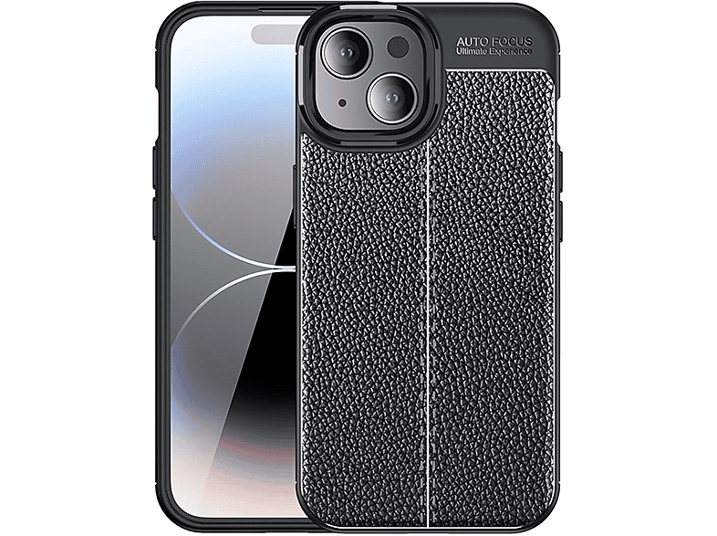 KÖNIG DESIGN Case, Backcover, Apple, iPhone 15 Plus, Schwarz