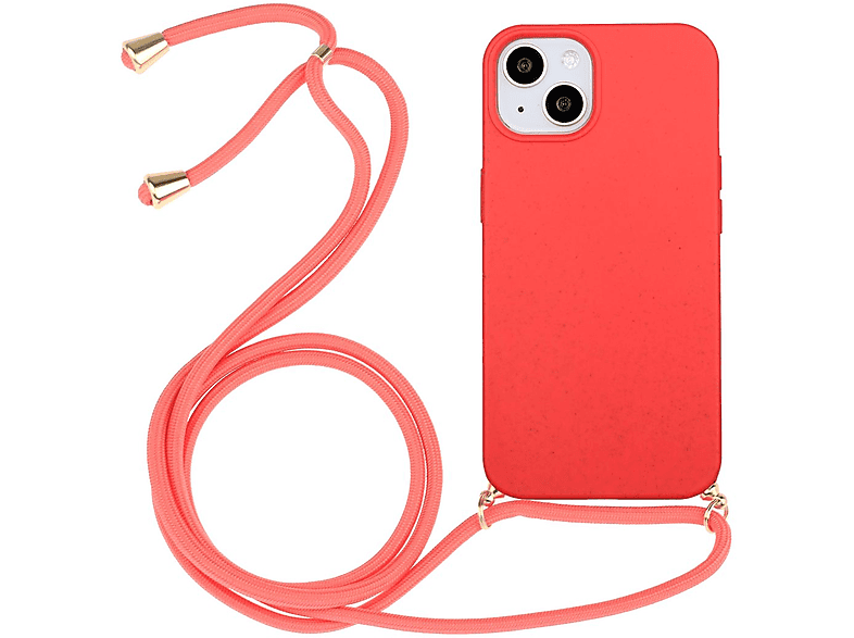 KÖNIG DESIGN Case, Umhängetasche, Apple, iPhone 15 Plus, Rot