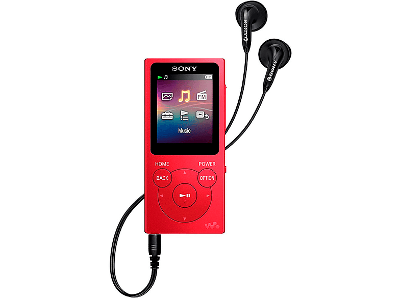 SONY NW-E 394 R ROT Mp3-Player (8 GB, Rot)