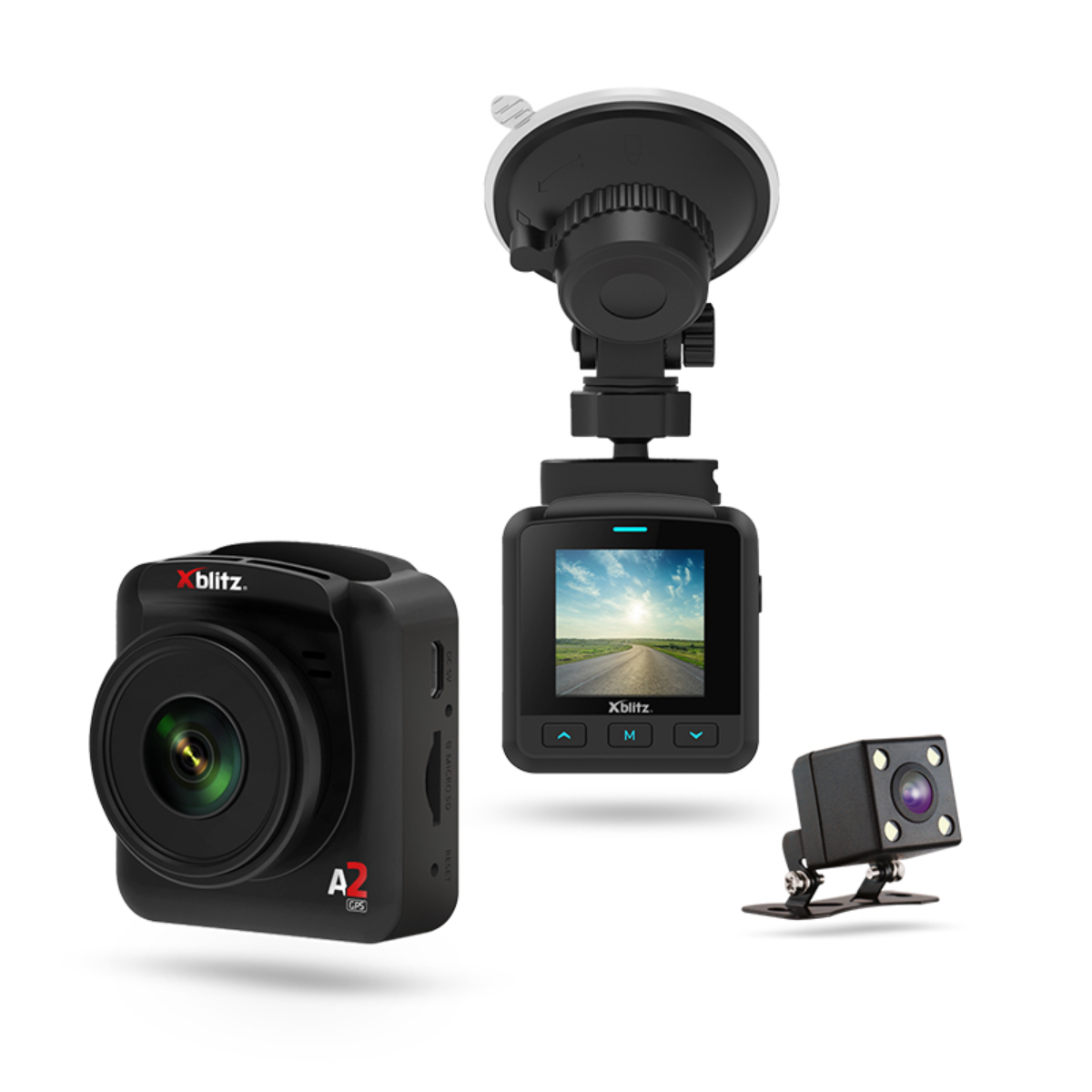 A2 XBLITZ Dashcam Display GPS