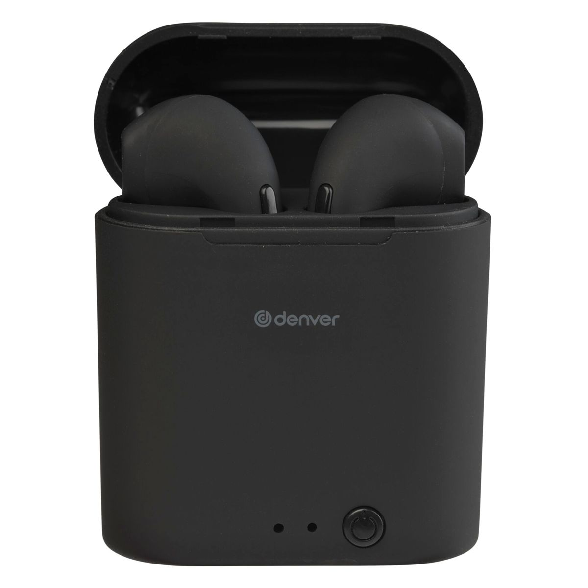 DENVER TWE-46 Schwarz, In-ear schwarz Bluetooth Kopfhörer
