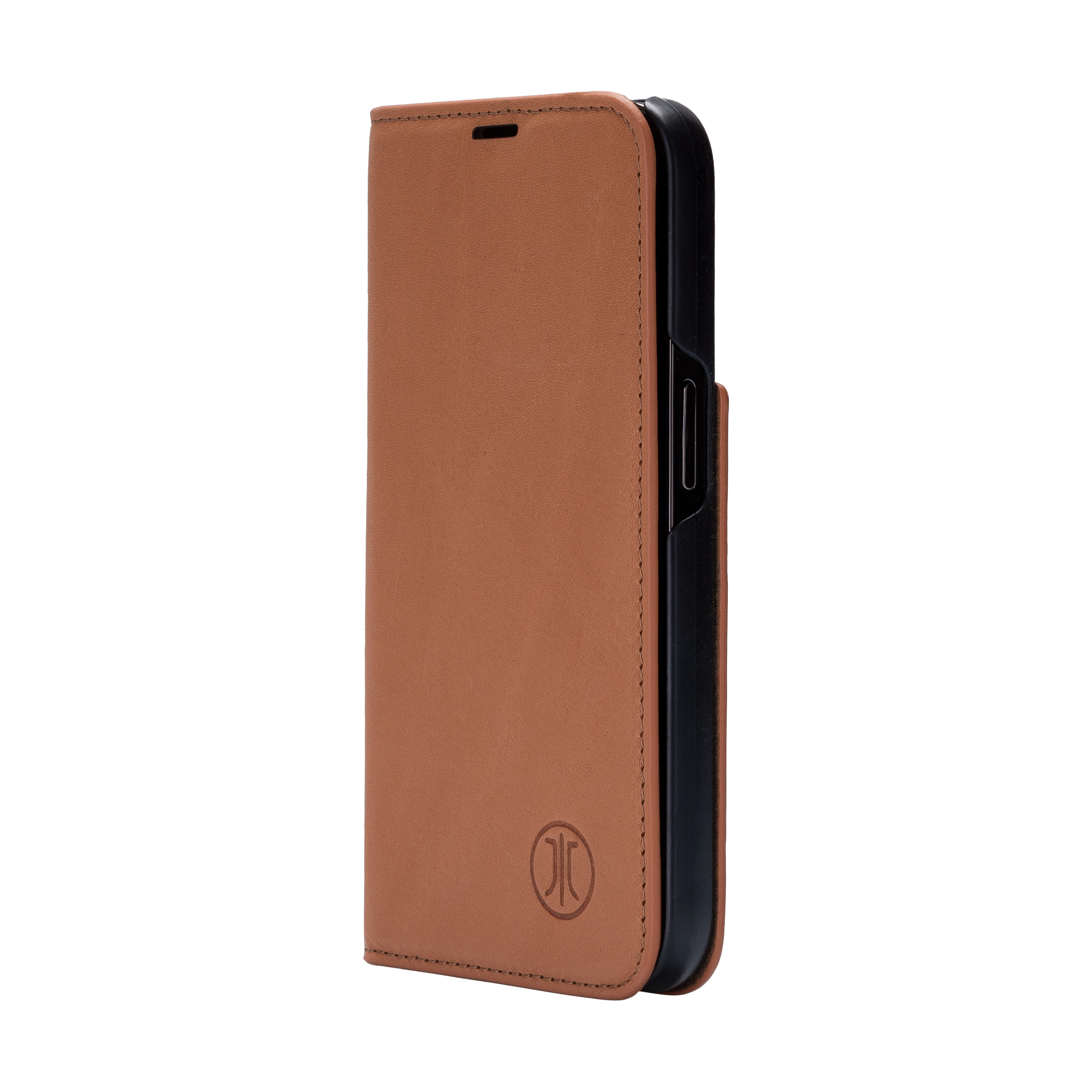 JT BERLIN Tegel, Backcover, Apple, Max, cognac iPhone 15 Pro