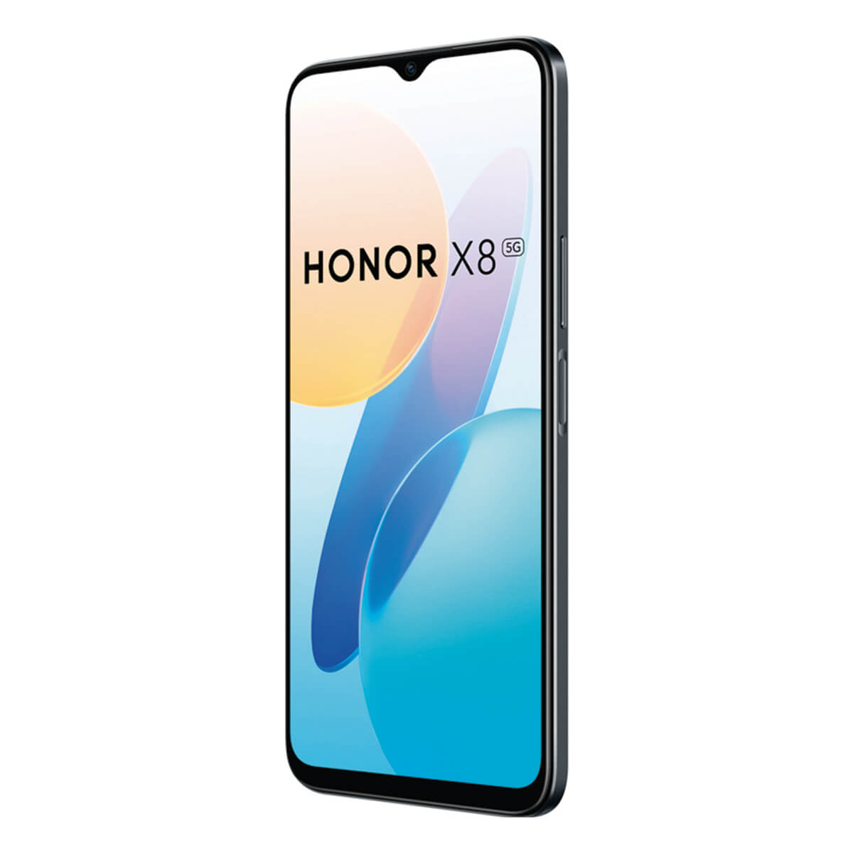 Smartfon z białym ekranem i napisem HONOR X8 5G.