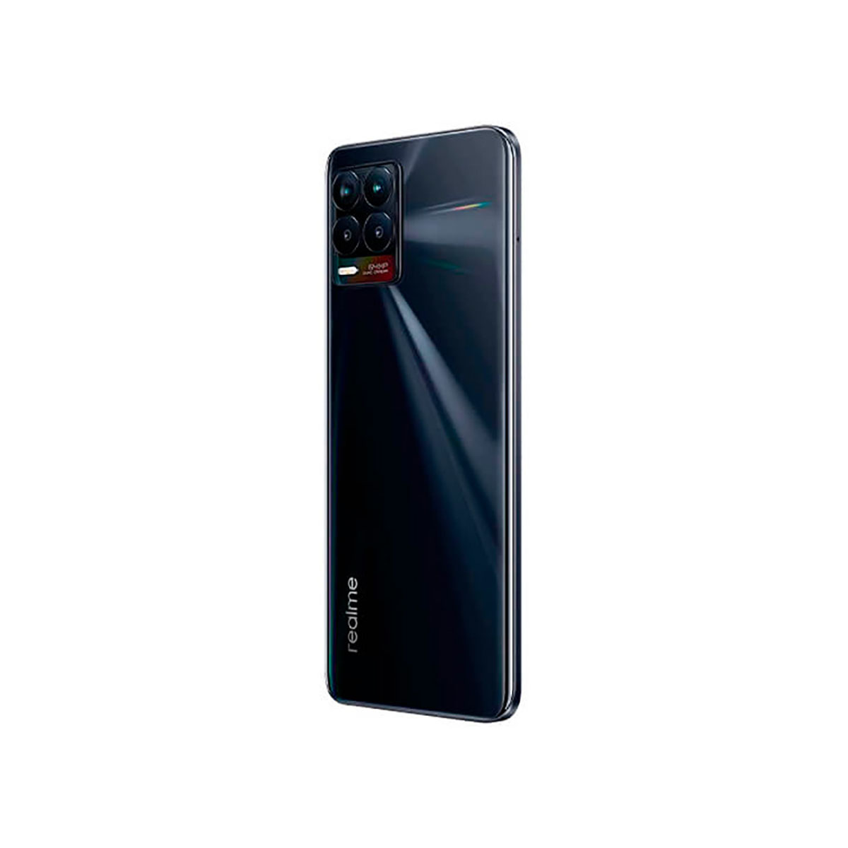Schwarzes Smartphone mit mehreren Kameras, Rückansicht.