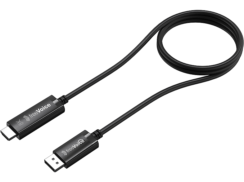 HDMI Schwarz FREEVOICE Videokabel Kabel,