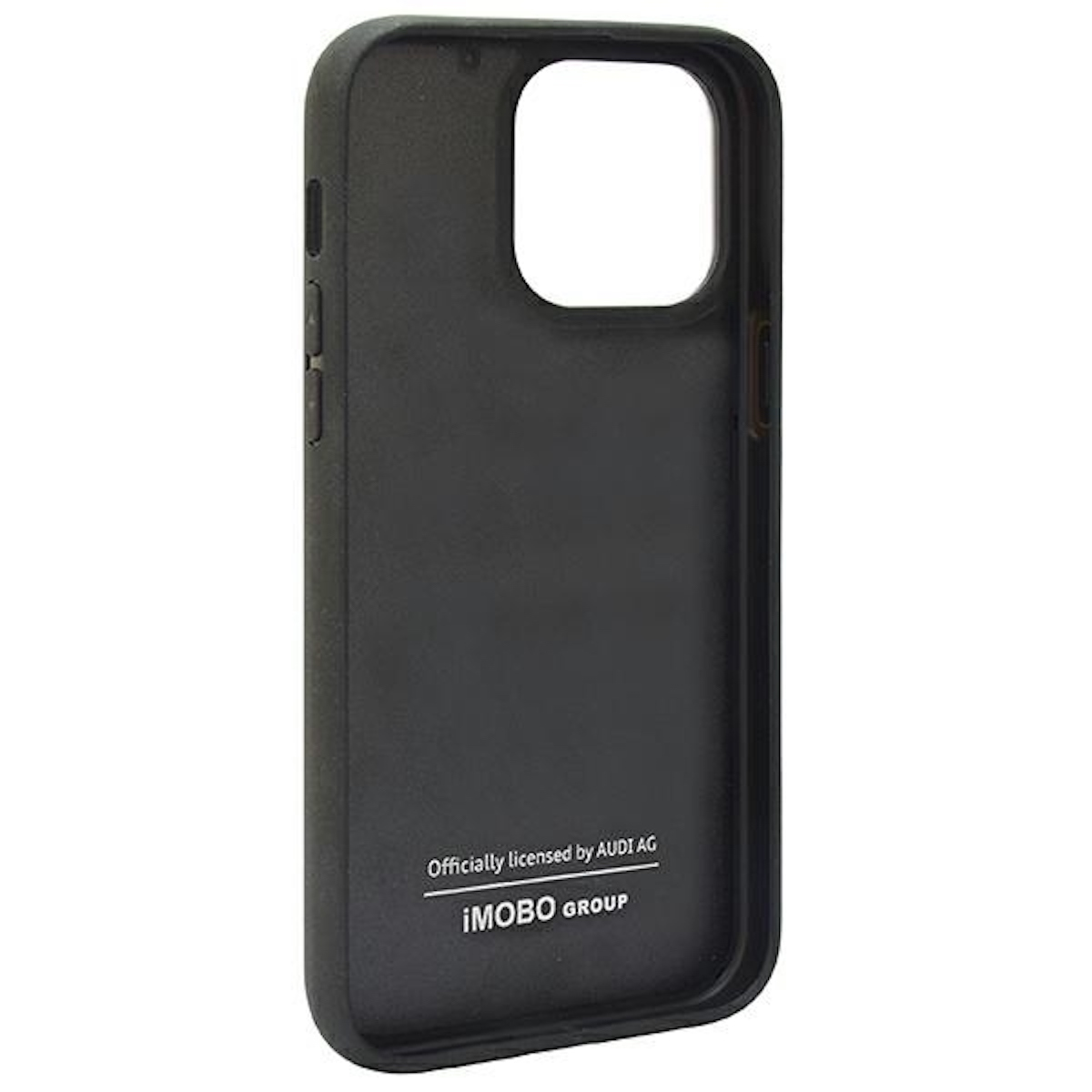 AUDI Carbon Faserstreifen Tasche Backcover, Schwarz Max, Hülle, iPhone Apple, Pro 14
