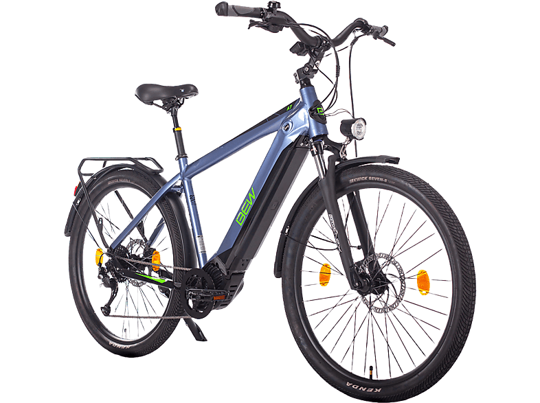 BEW TA07 Trekkingrad (Laufradgröße: 27,5 800 Wh, blau) Zoll, Herren-Rad