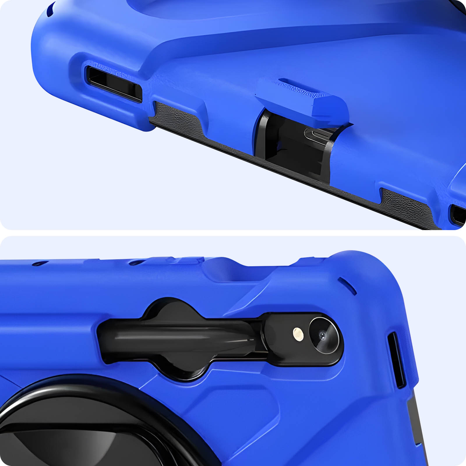AVIZAR X Shape und für Samsung Blau Series Backcover Polycarbonat Schutzhüllen Silikongel