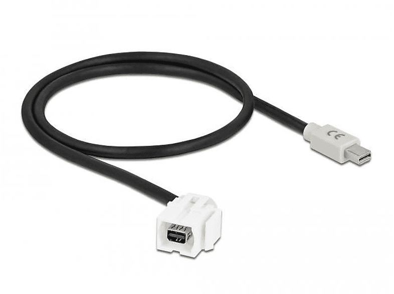 DELOCK Kabel, - 86860 Port Schwarz Display