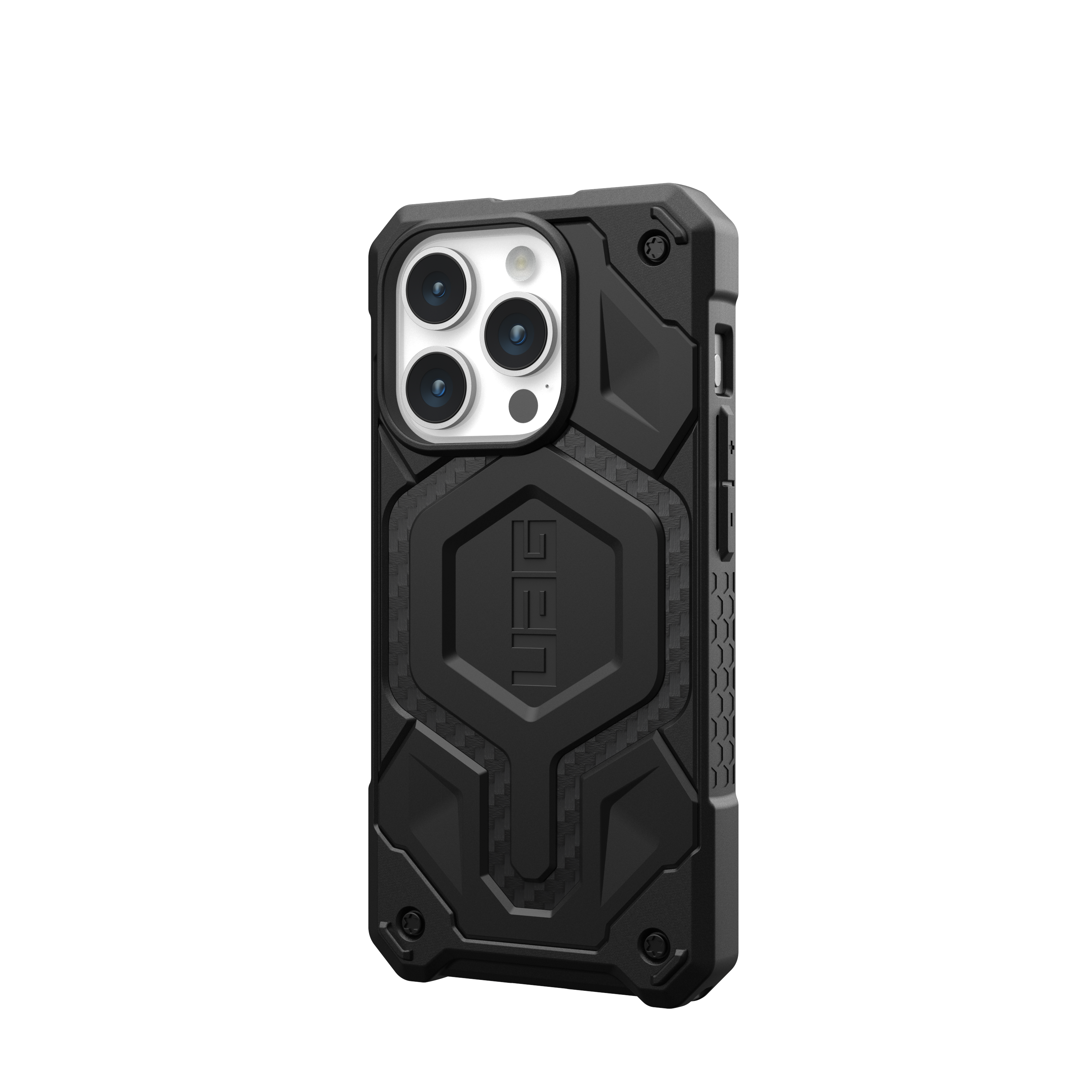 ARMOR Monarch carbon Apple, Pro, 15 Pro, URBAN Backcover, iPhone GEAR fiber