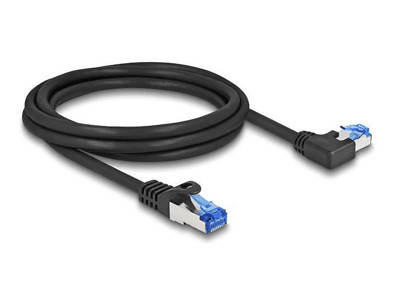 Patchcable Schwarz Cat.6a, DELOCK 80219