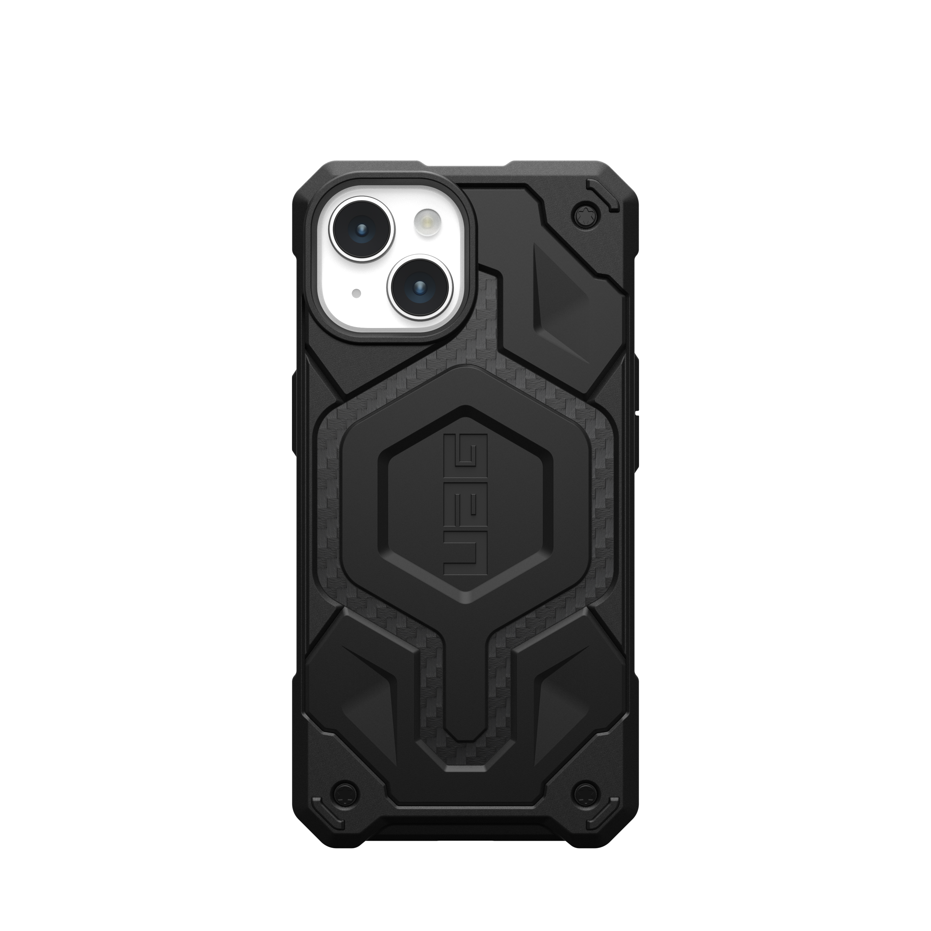 URBAN ARMOR GEAR carbon Monarch 15, Pro, Apple, iPhone Backcover, fiber