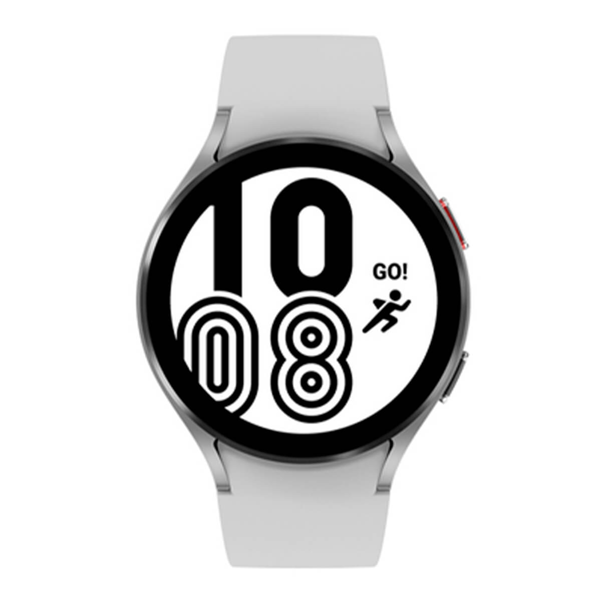 SAMSUNG Galaxy Watch4 R870 Silikon, Smartwatch Silber