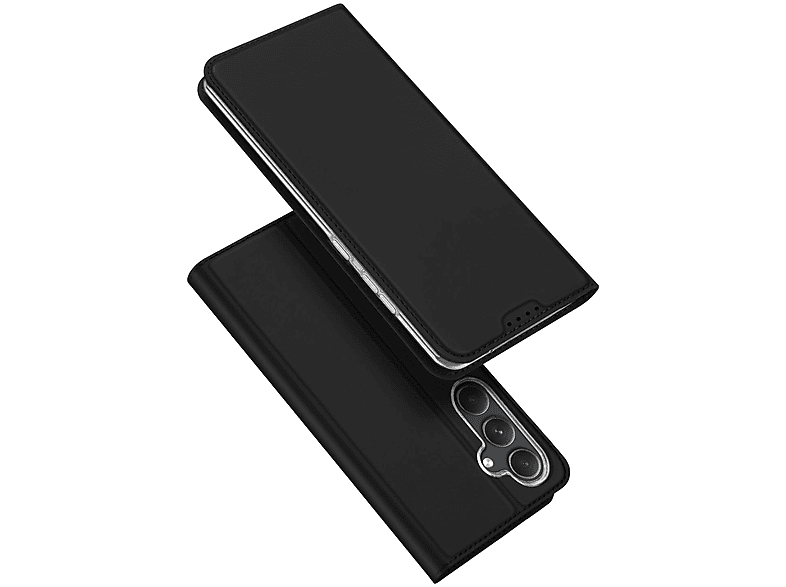 Ständer, Bookcover, S23 DUCIS Galaxy mit FE, Samsung, DUX Schwarz Brieftaschenetui