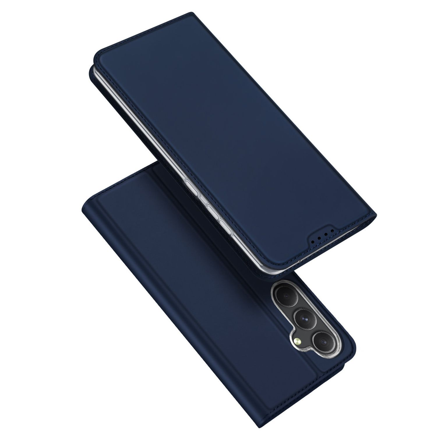 DUX DUCIS Bookcover, Samsung, S23 Brieftaschenetui Galaxy Ständer, FE, mit Blau