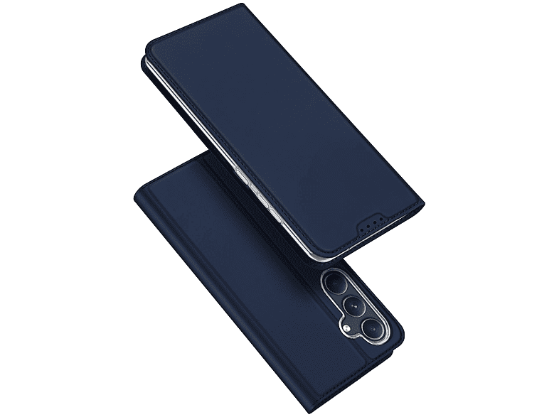 DUX DUCIS Brieftaschenetui mit Ständer, Bookcover, Samsung, Galaxy S23 FE, Blau