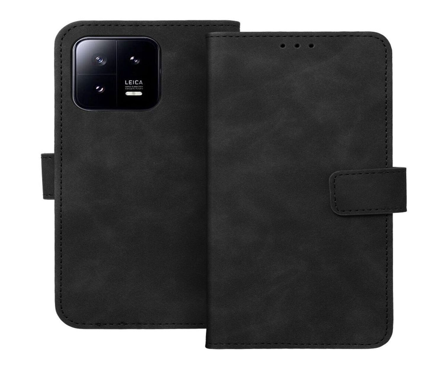 COFI Tender Magnet Tasche, Bookcover, Schwarz Apple, 15, iPhone